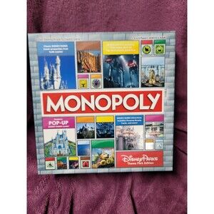 Disney Parks Theme Park Edition Monopoly Game